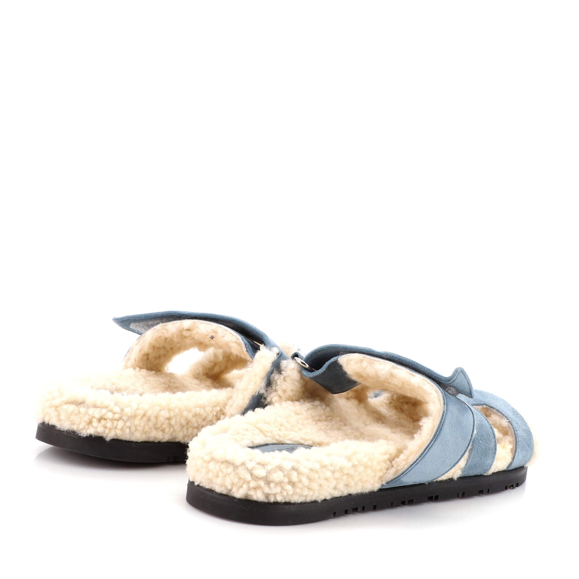 Women's Chypre Sandals Suede with Shearling
