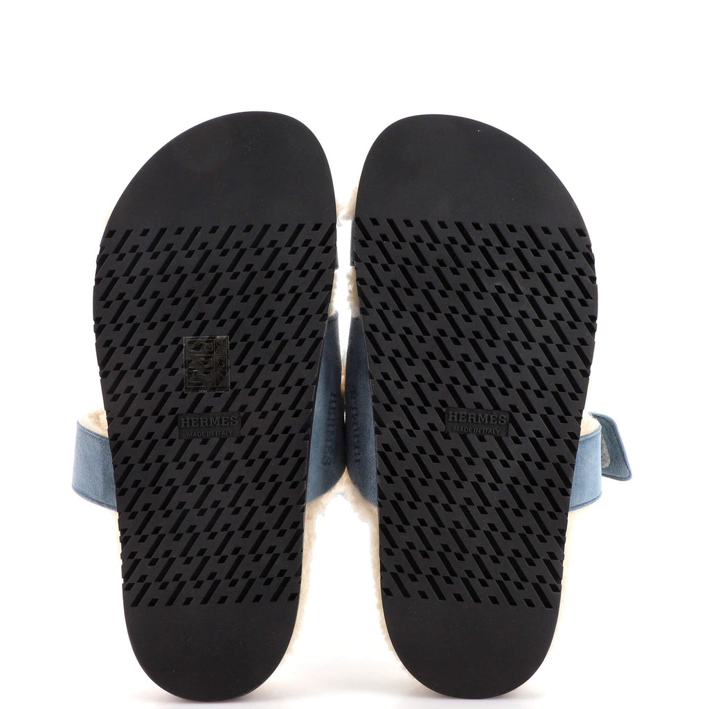 Women's Chypre Sandals Suede with Shearling