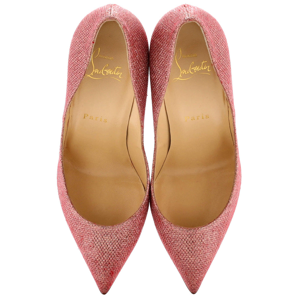 Women's Decoltish Pumps Glitter Fabric 100