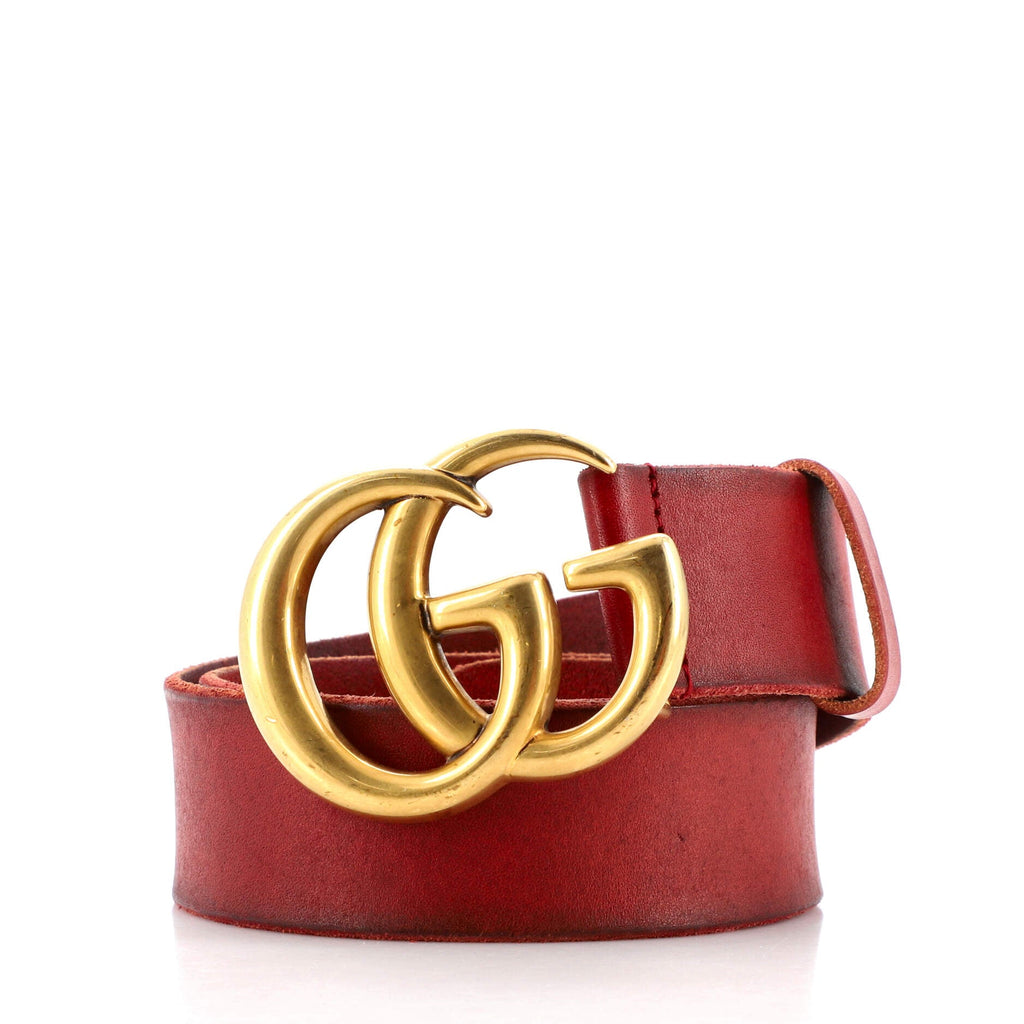 GG Marmont Belt Leather Wide 70