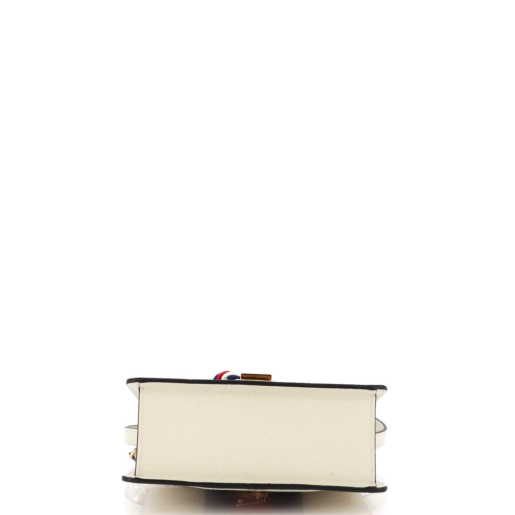 Sylvie Top Handle Bag Printed Leather Mini