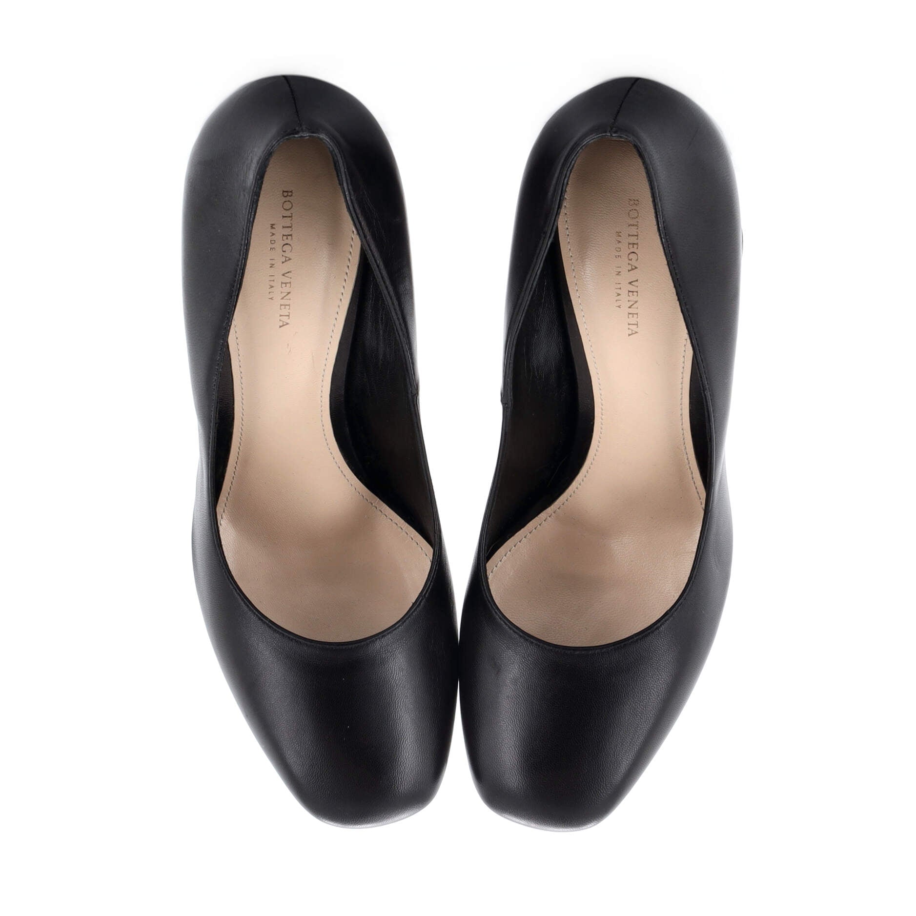 Women's Platform Pumps Leather with Intrecciato Detail