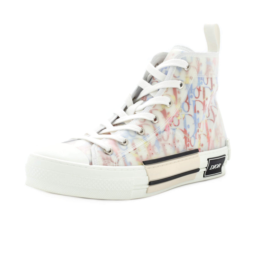 Men's B23 High-Top Sneakers Oblique Coated Canvas and PVC