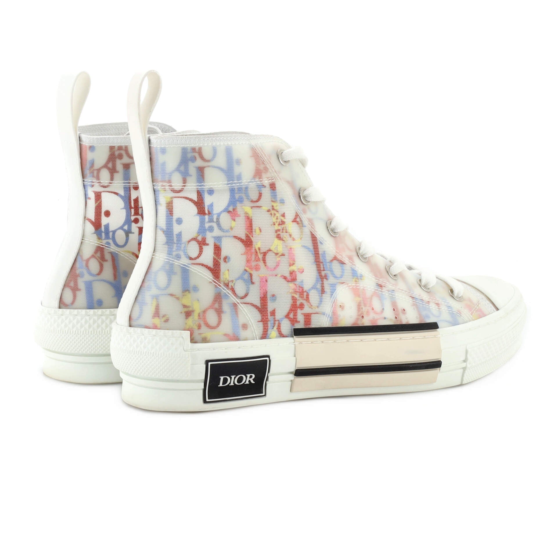 Men's B23 High-Top Sneakers Oblique Coated Canvas and PVC