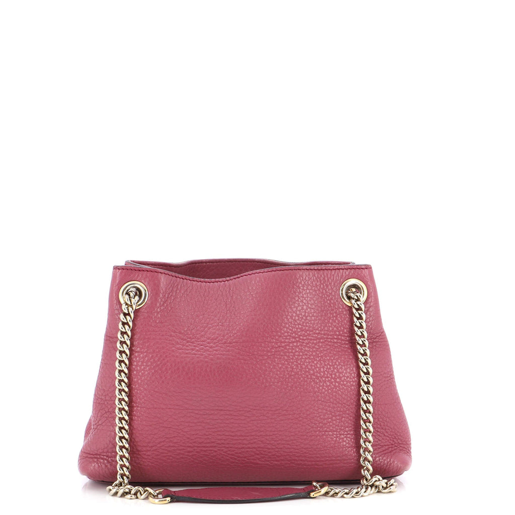 Soho Chain Strap Shoulder Bag Leather Mini