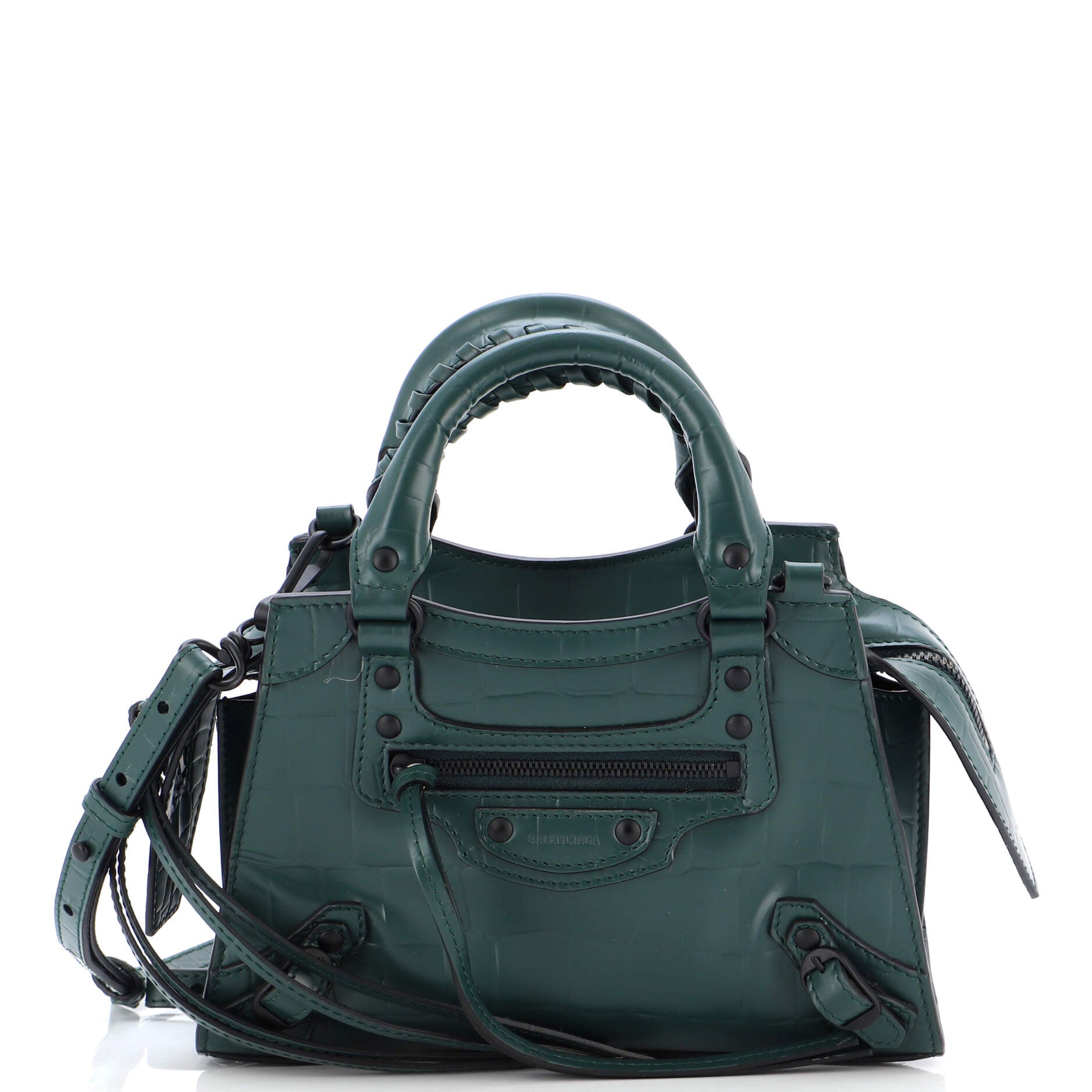 Neo Classic City Bag Crocodile Embossed Leather Mini