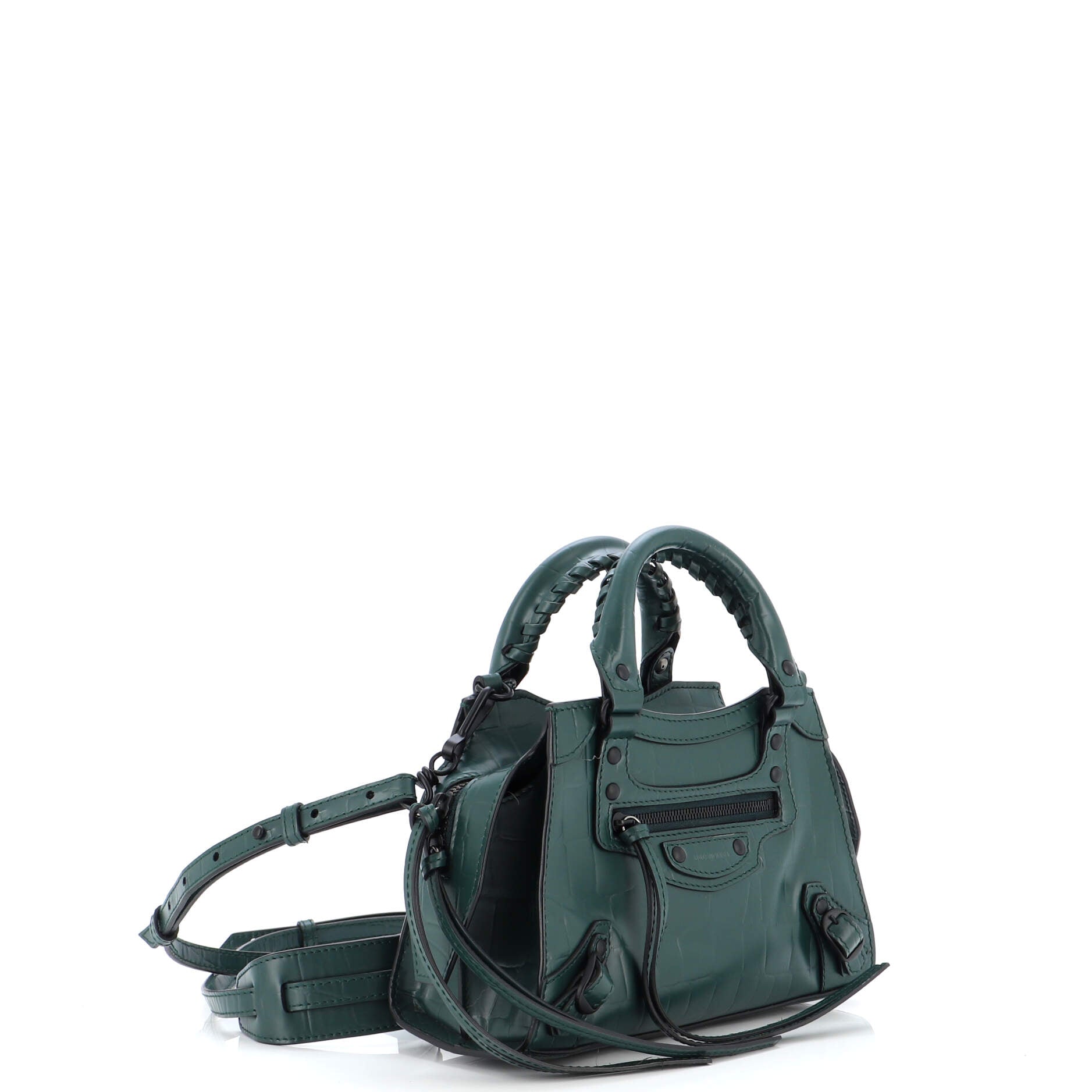 Neo Classic City Bag Crocodile Embossed Leather Mini