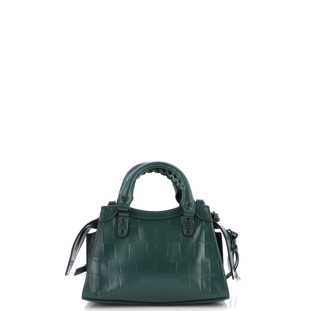 Neo Classic City Bag Crocodile Embossed Leather Mini