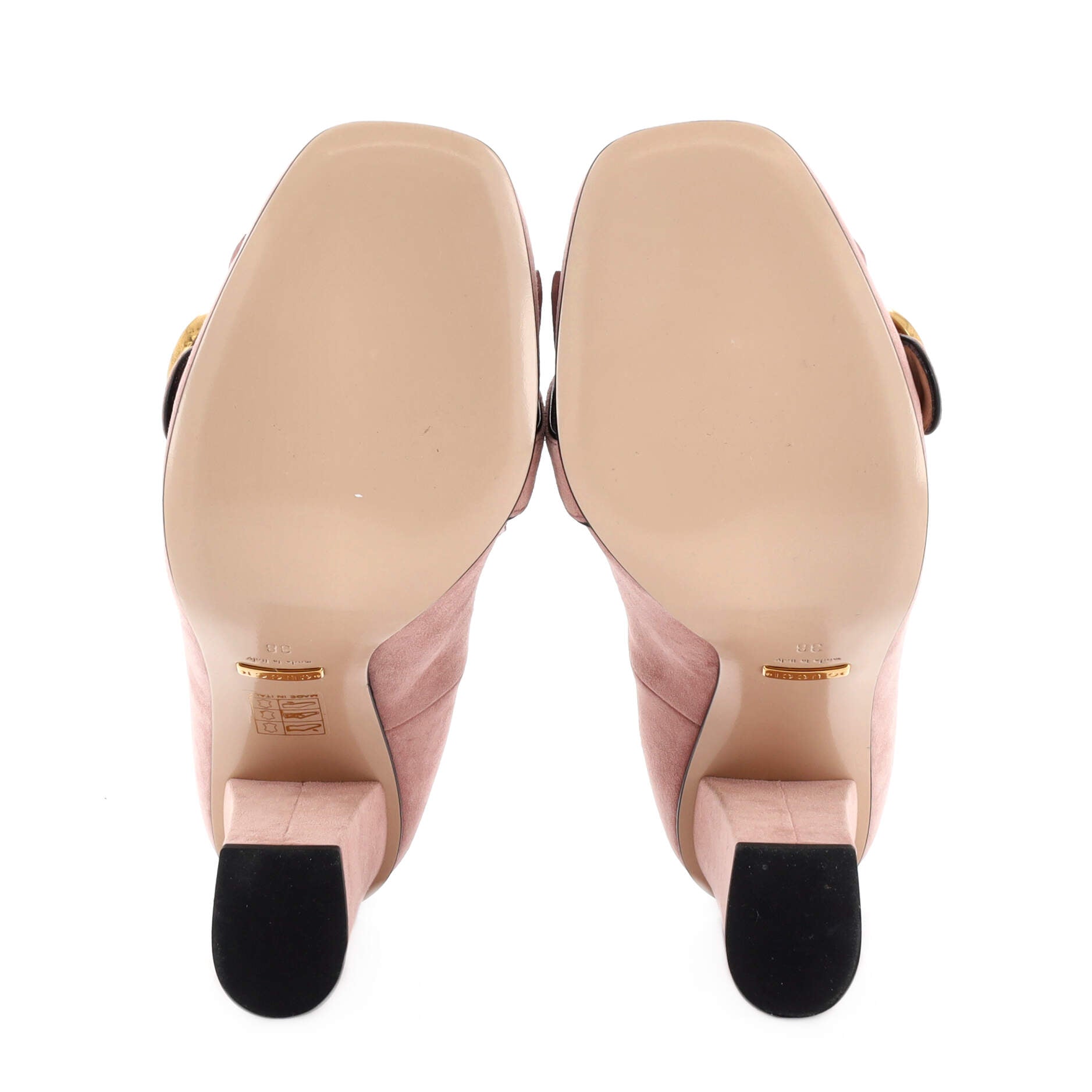 Women's GG Marmont Fringed Pumps Suede