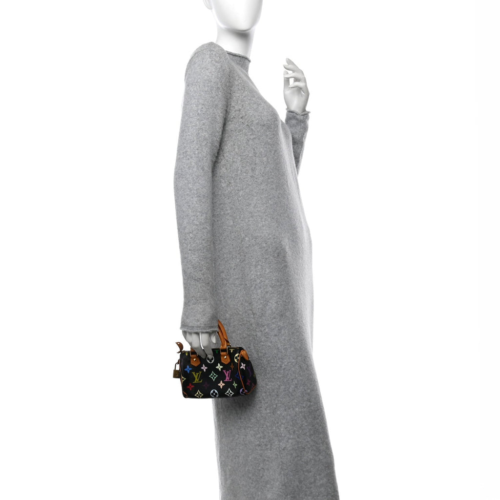 Monogram Multicolor Mini Sac HL Speedy Black