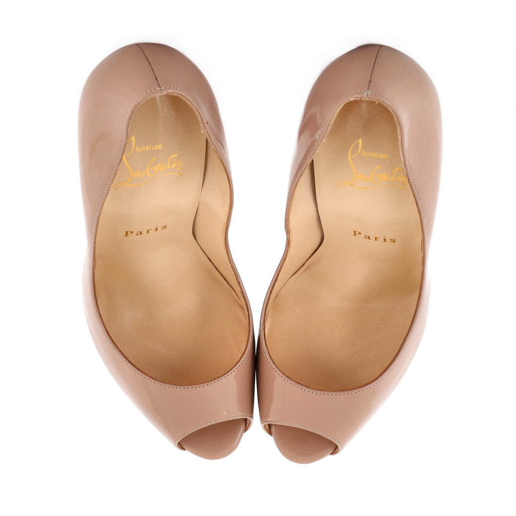 Women's Lady Peep Platform Pumps Patent 150