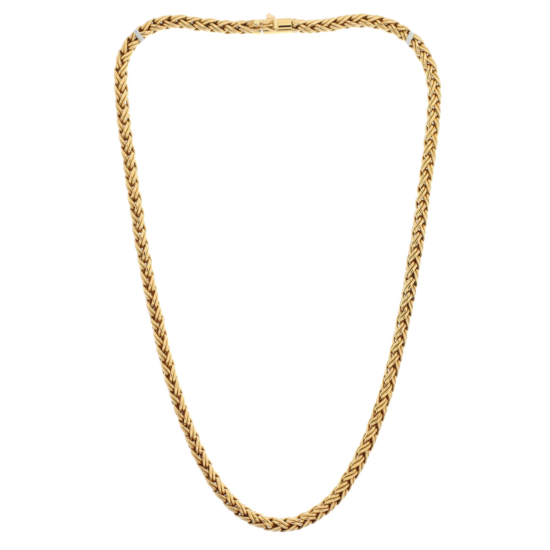 Twist Chain Necklace 18K Yellow Gold