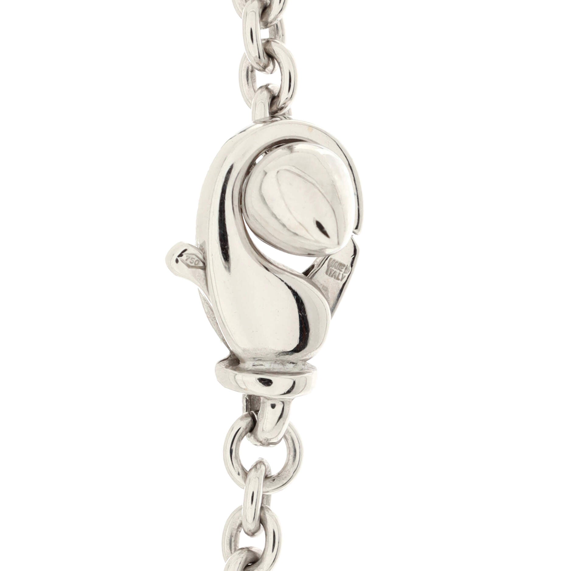 Tondo Sun Pendant Necklace 18K Yellow Gold and Stainless Steel with Diamonds