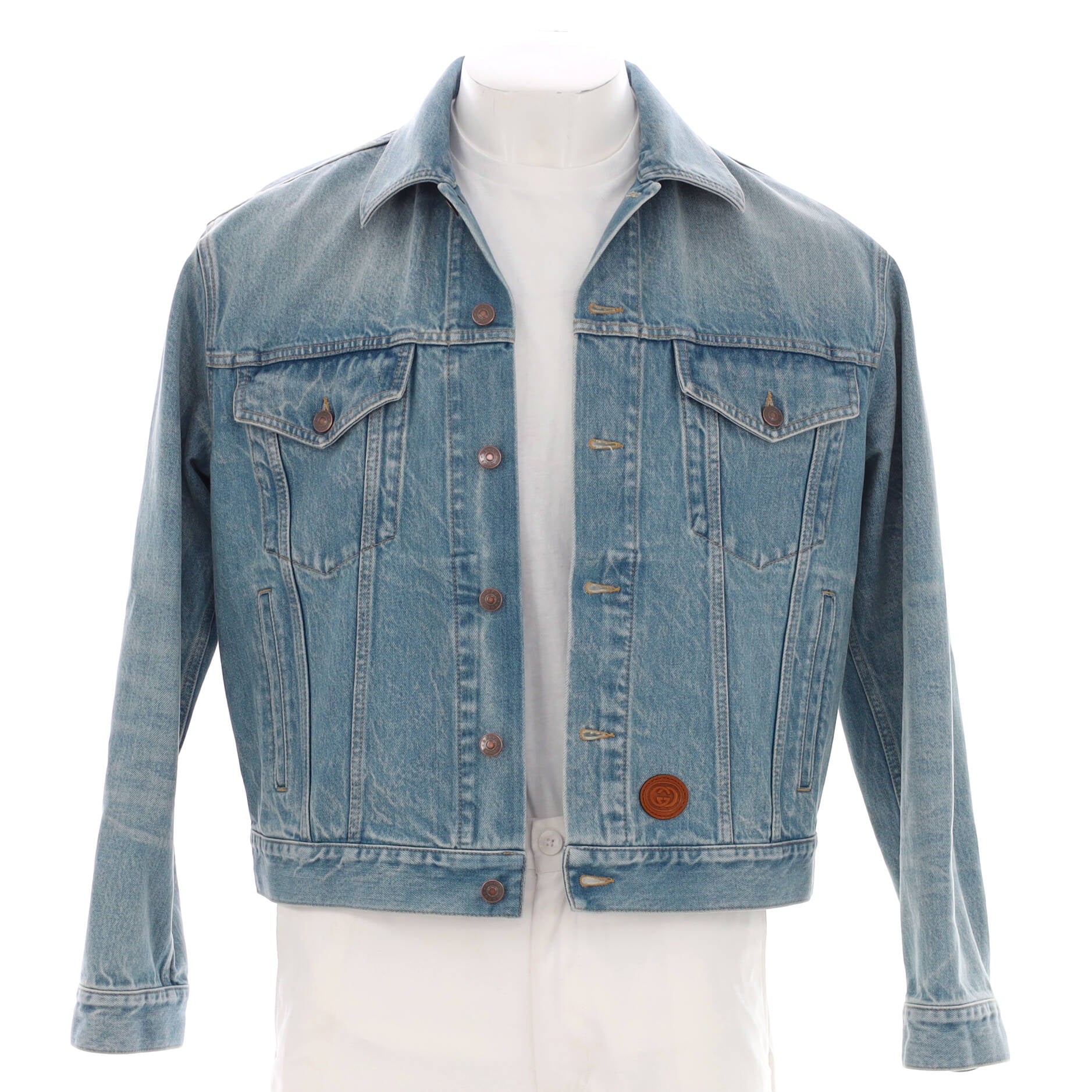 Men's Disney Donald Duck Flash Jacket Embroidered Denim