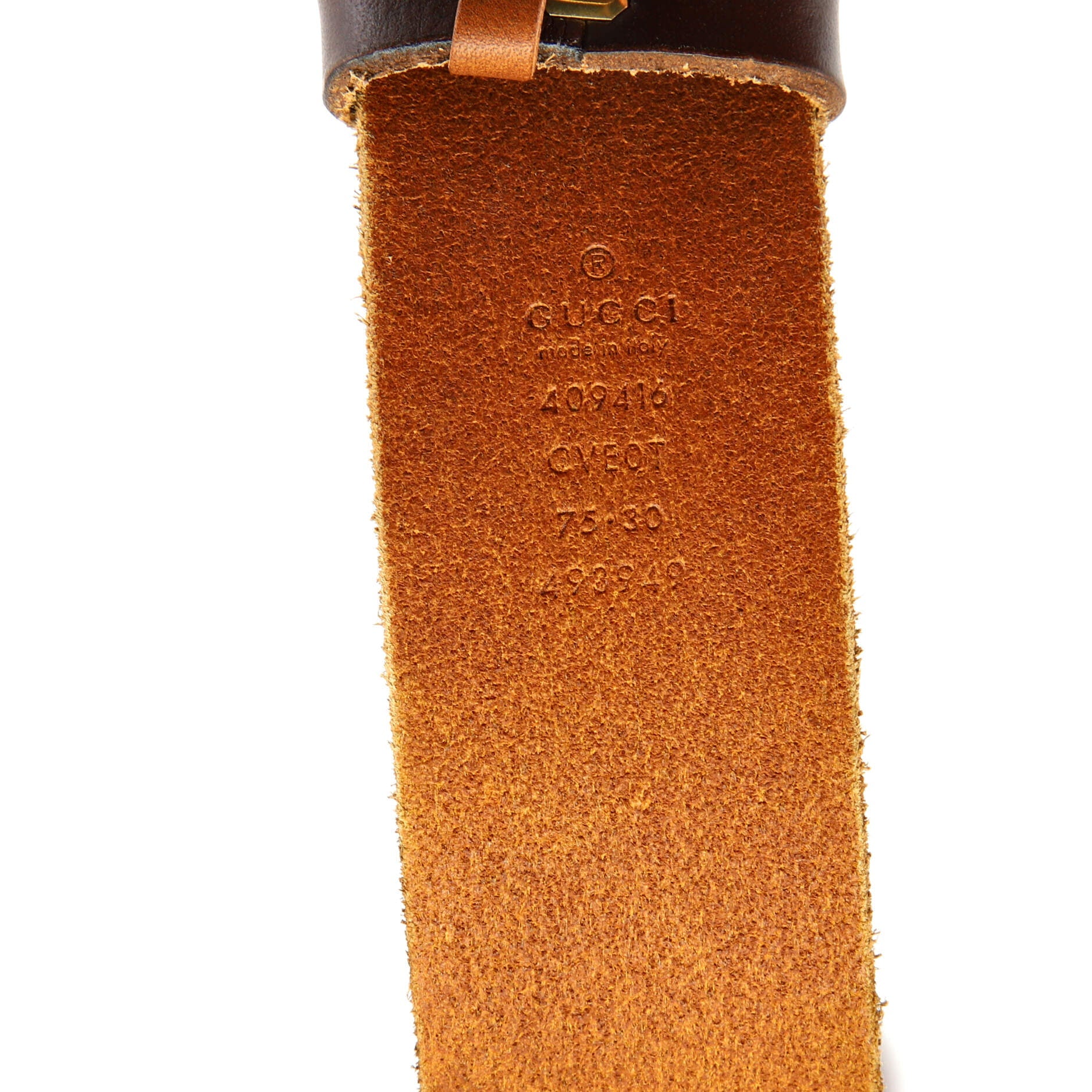 GG Marmont Belt Leather Wide 75