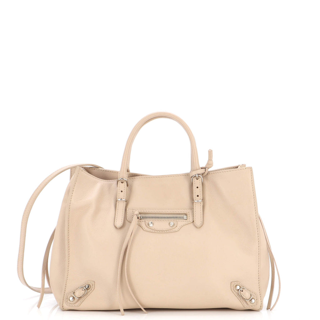 Papier A4 Zip Around Classic Studs Bag Leather Mini