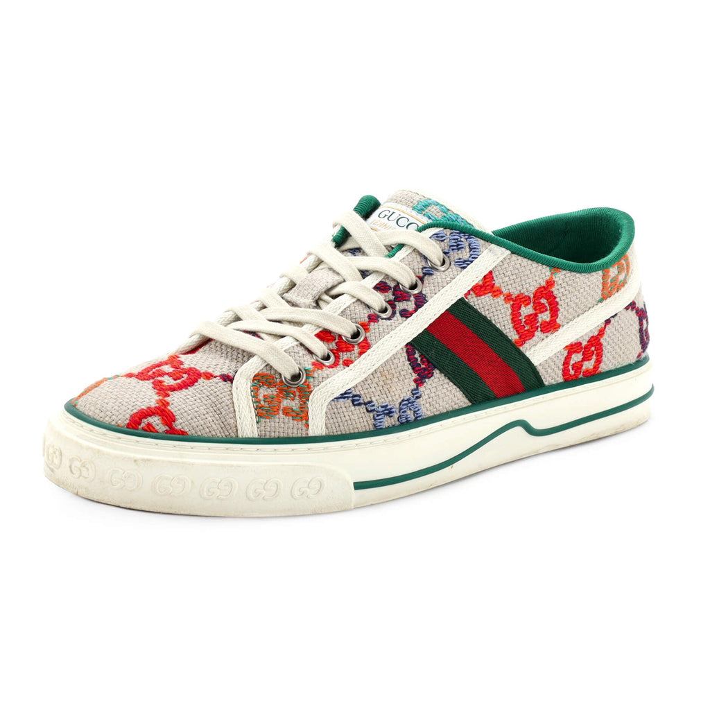 1977 Tennis Sneakers GG Embroidered Canvas