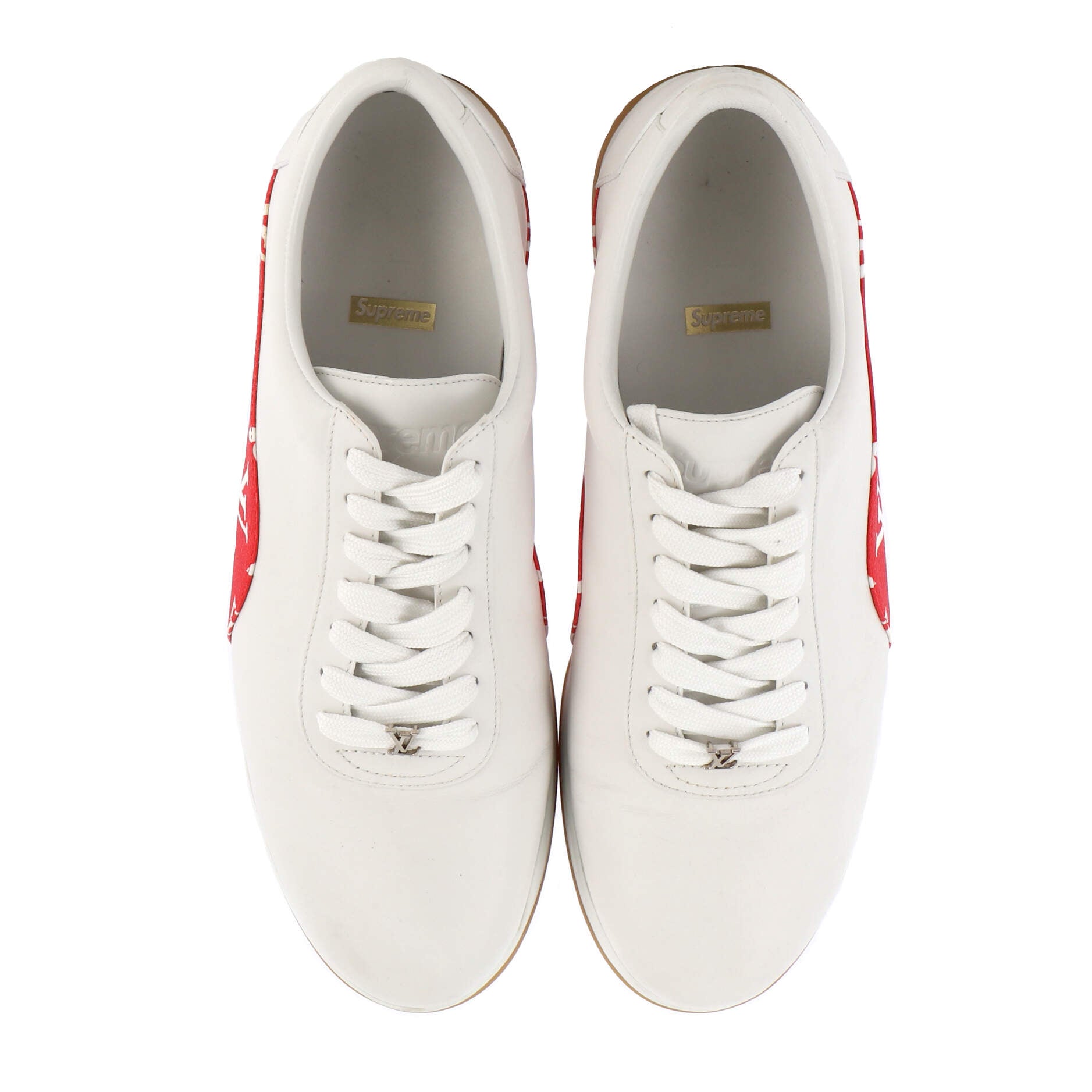 x Supreme Men's Sport Sneakers Leather with Monogram Canvas