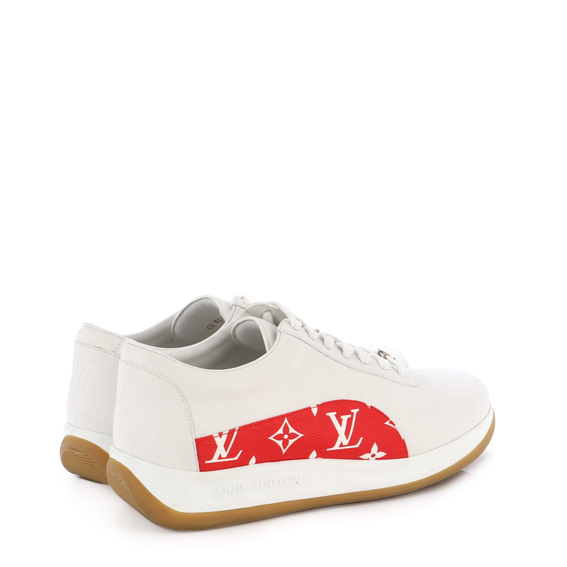 x Supreme Men's Sport Sneakers Leather with Monogram Canvas