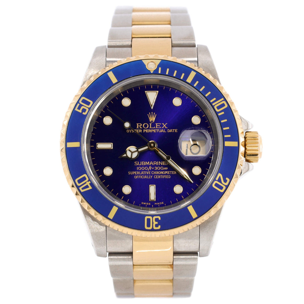Oyster Perpetual Submariner Bluesy Date Automatic Watch Stainless Steel and Yellow Gold 40