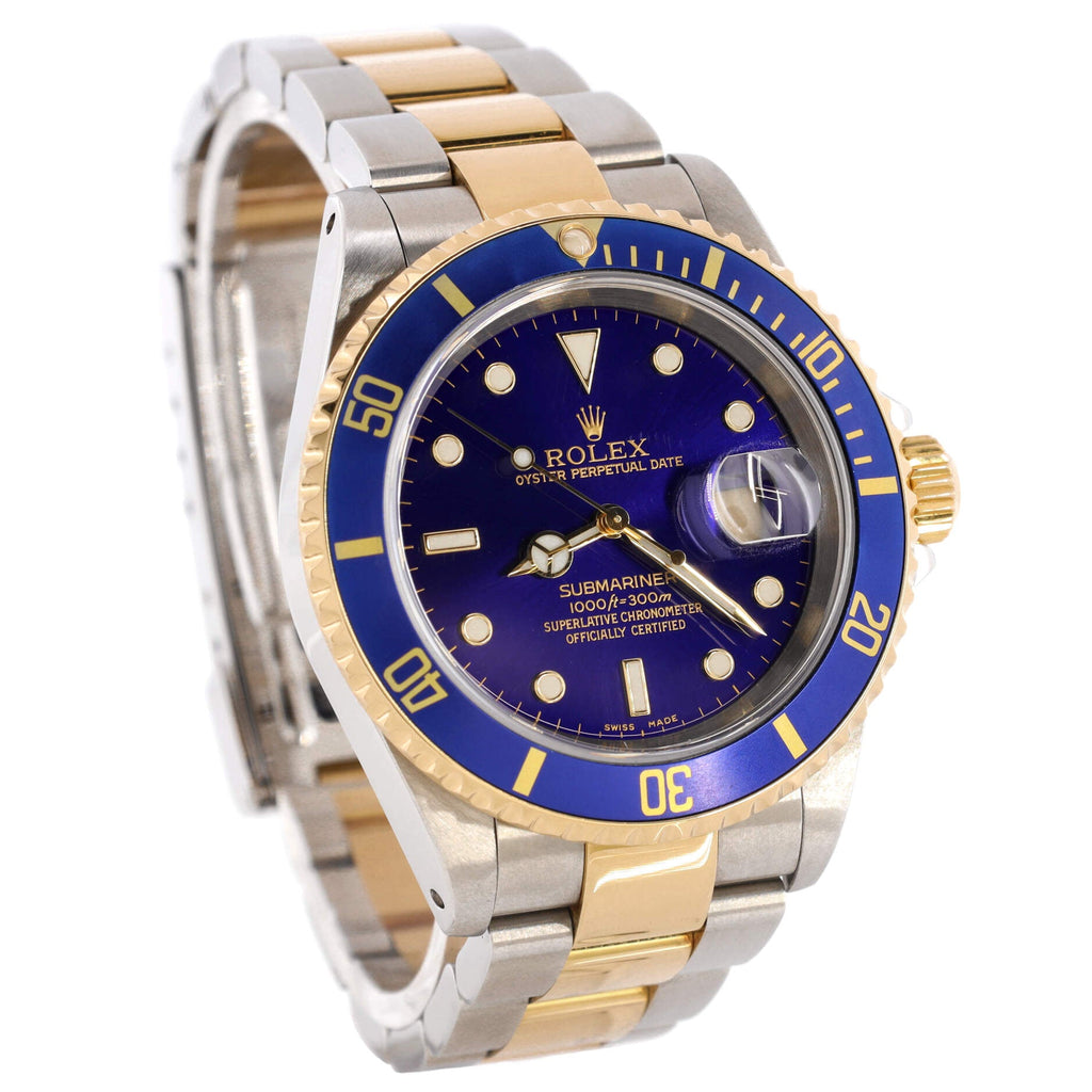 Oyster Perpetual Submariner Bluesy Date Automatic Watch Stainless Steel and Yellow Gold 40