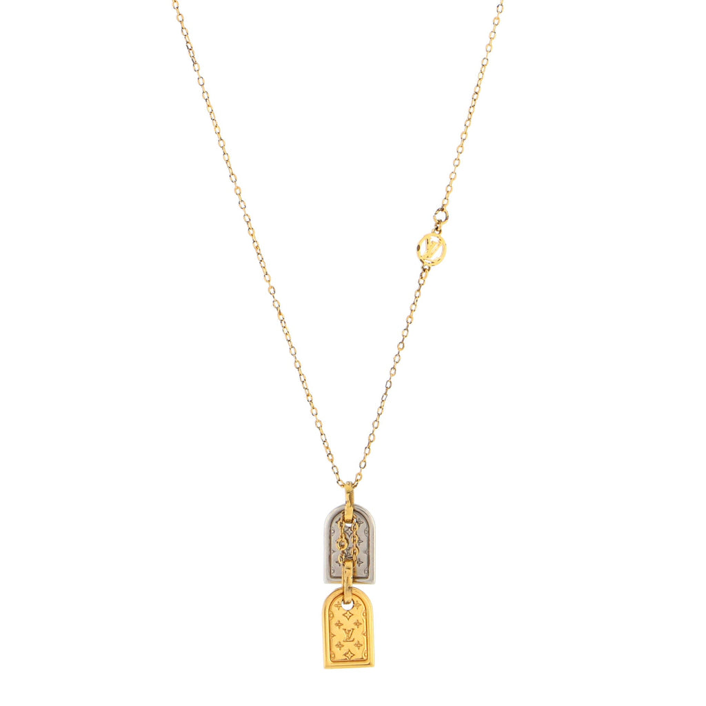 Nanogram Name Tag Pendant Necklace Metal
