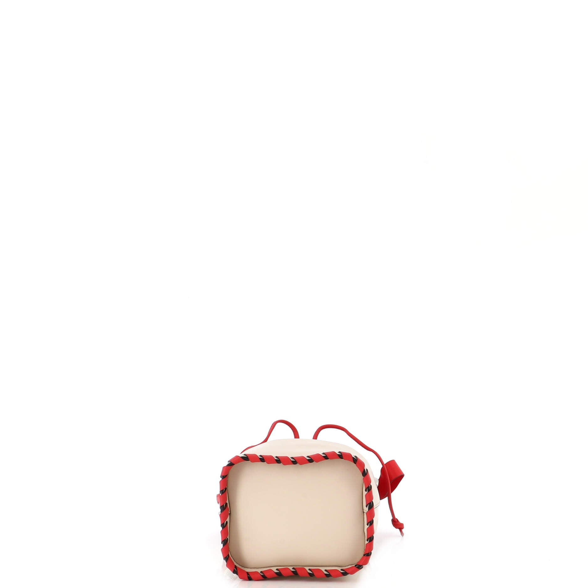 Mon Tresor Bucket Bag Whipstitch Leather Mini