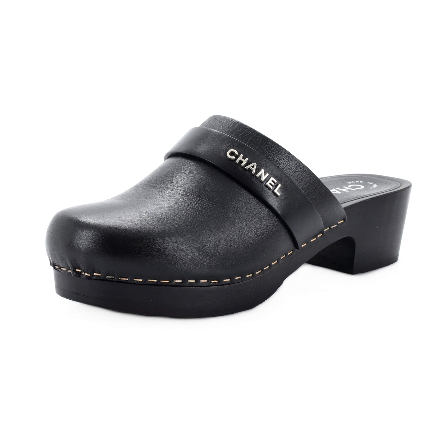 Women's Logo Clogs Leather