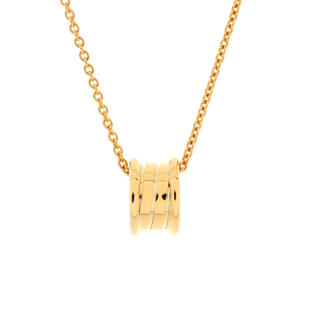 B.Zero1 Pendant Necklace 18K Yellow Gold Small