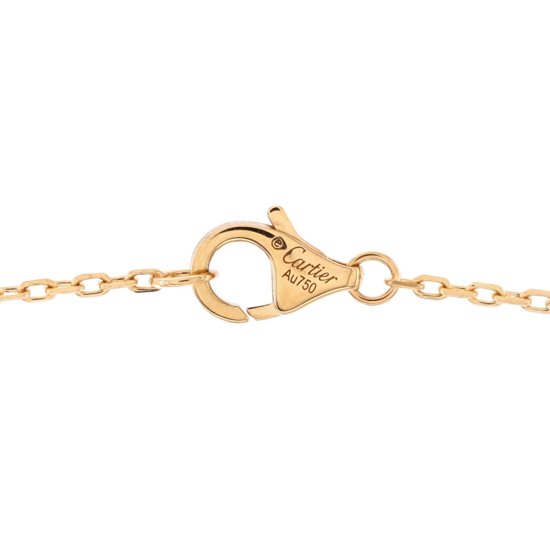 Juste un Clou Pendant Necklace 18K Yellow Gold and Diamonds