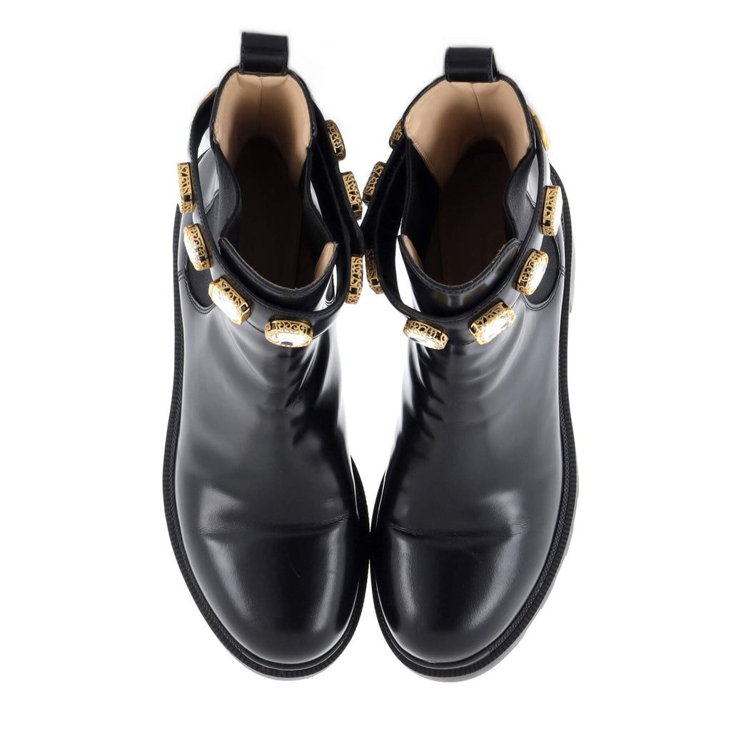 Women's Trip Boots Embellished Leather