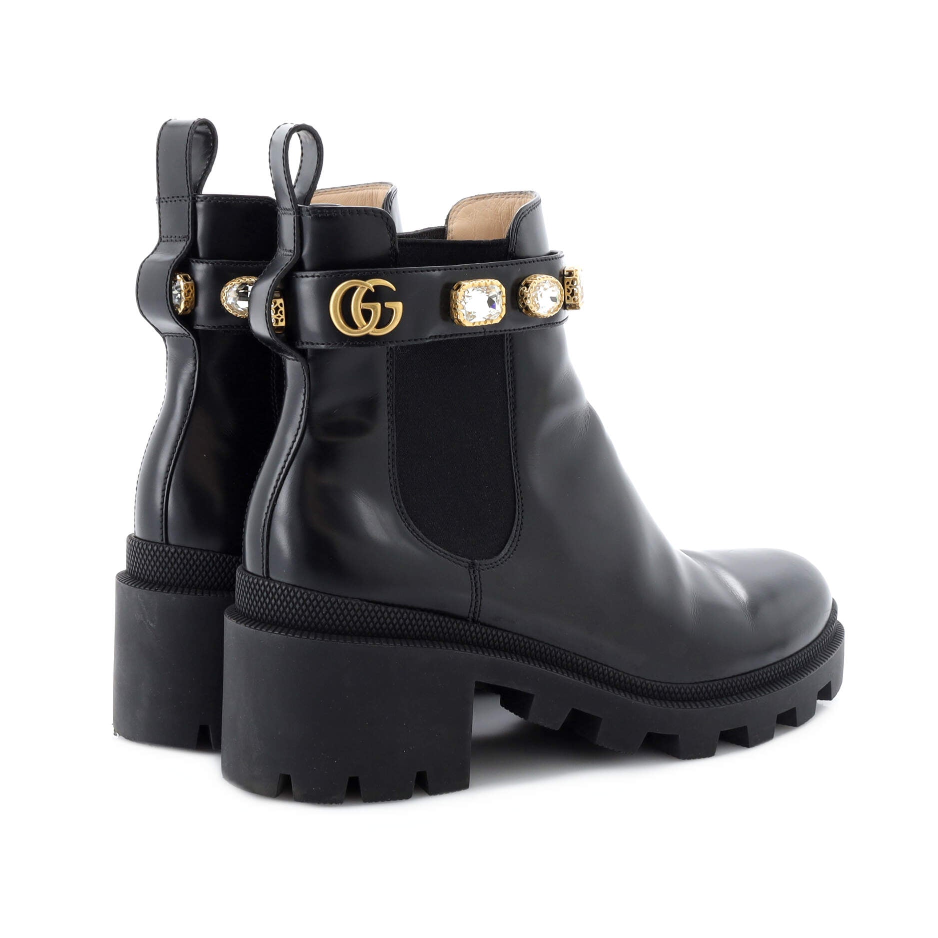 Women's Trip Boots Embellished Leather