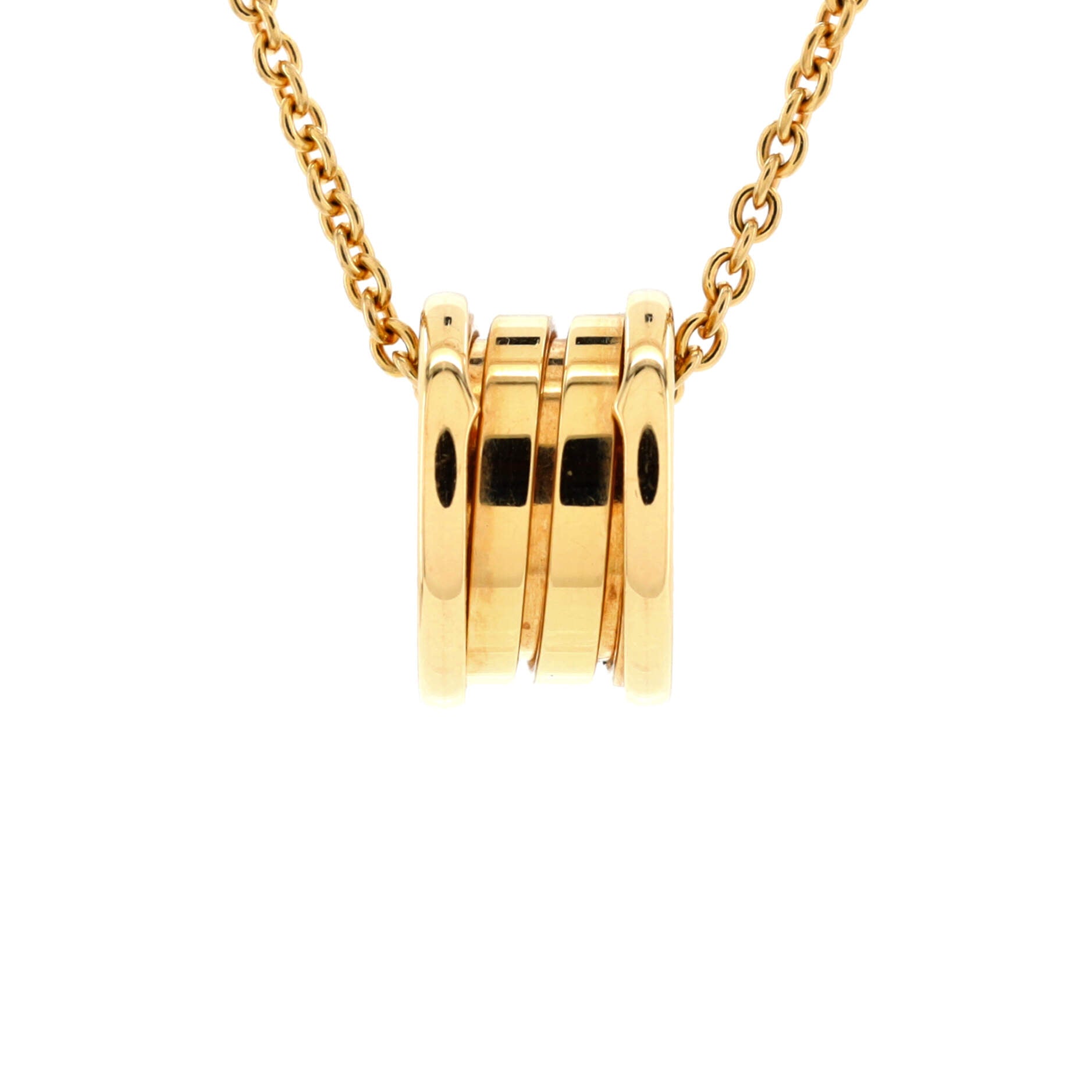 B.Zero1 Pendant Necklace 18K Yellow Gold Small