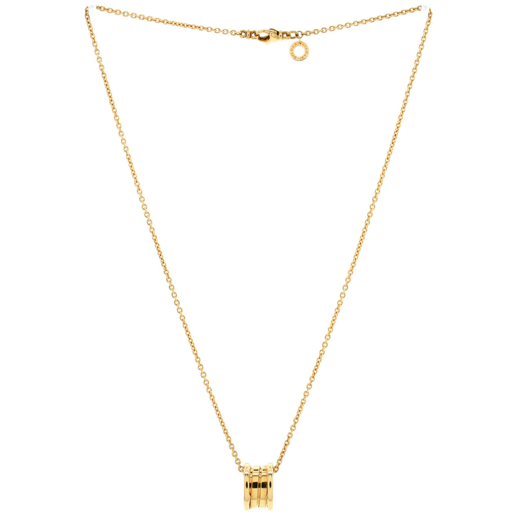 B.Zero1 Pendant Necklace 18K Yellow Gold Small