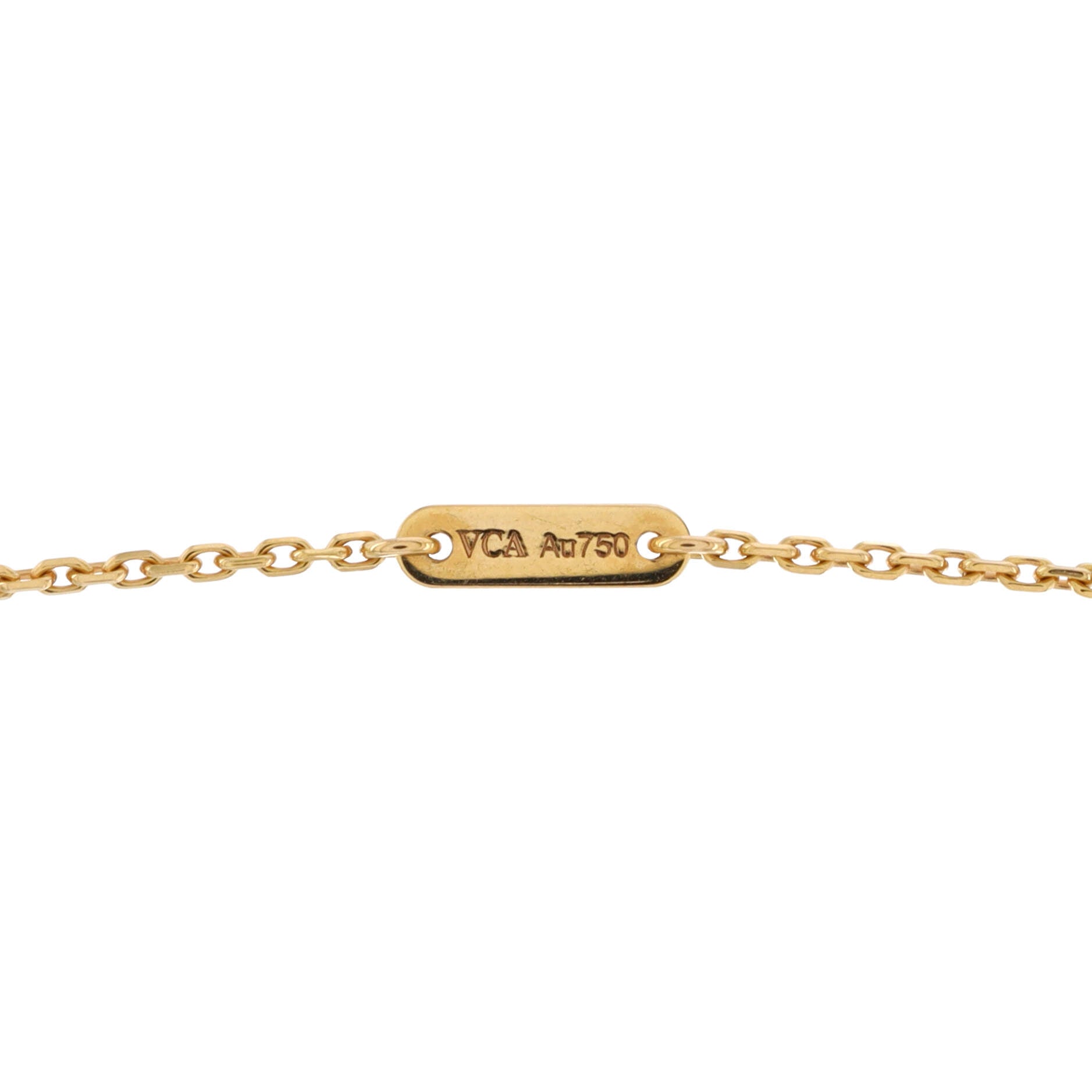 Sweet Alhambra Pendant Necklace 18K Yellow Gold