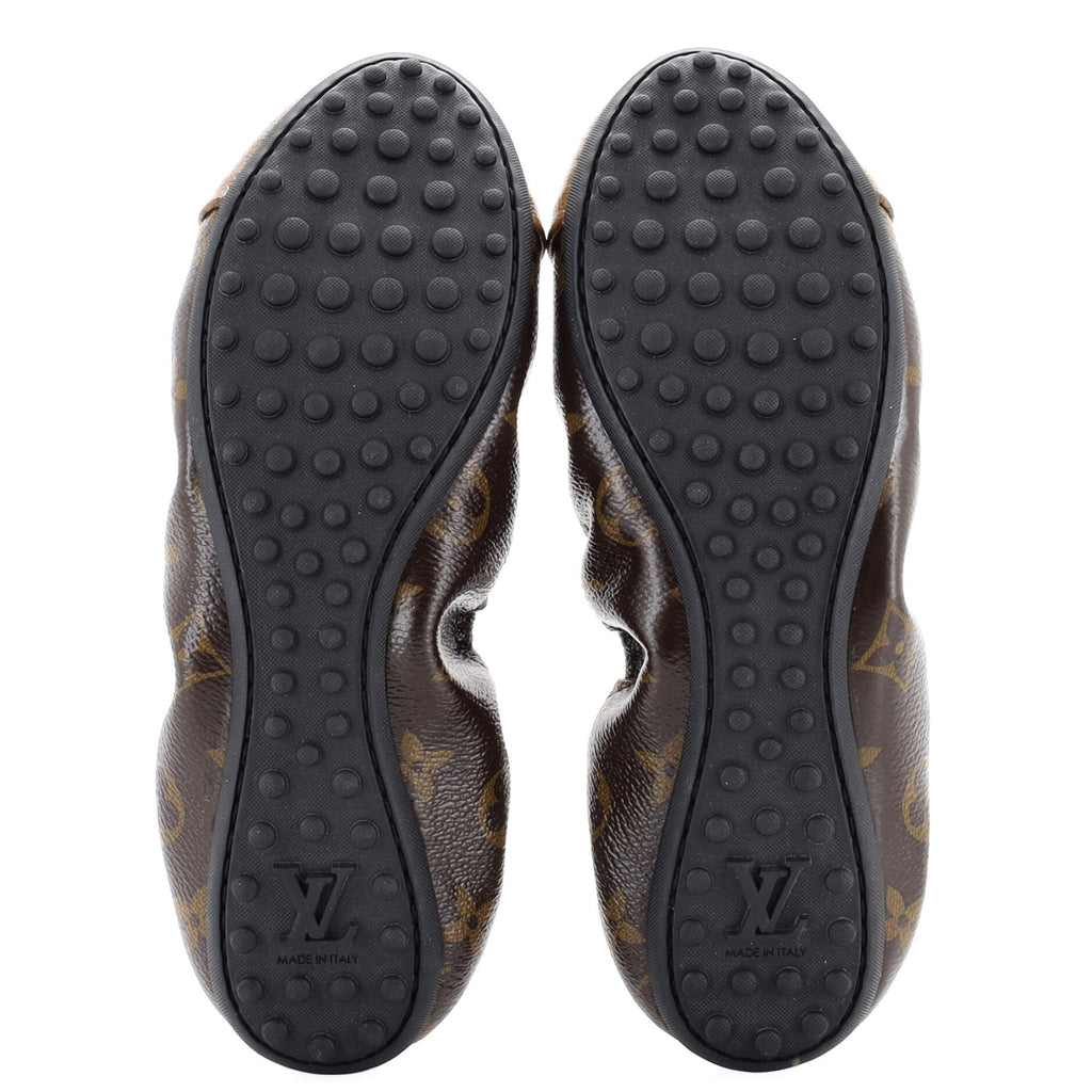 Women's Flirty Ballerina Flats Reverse Monogram Canvas