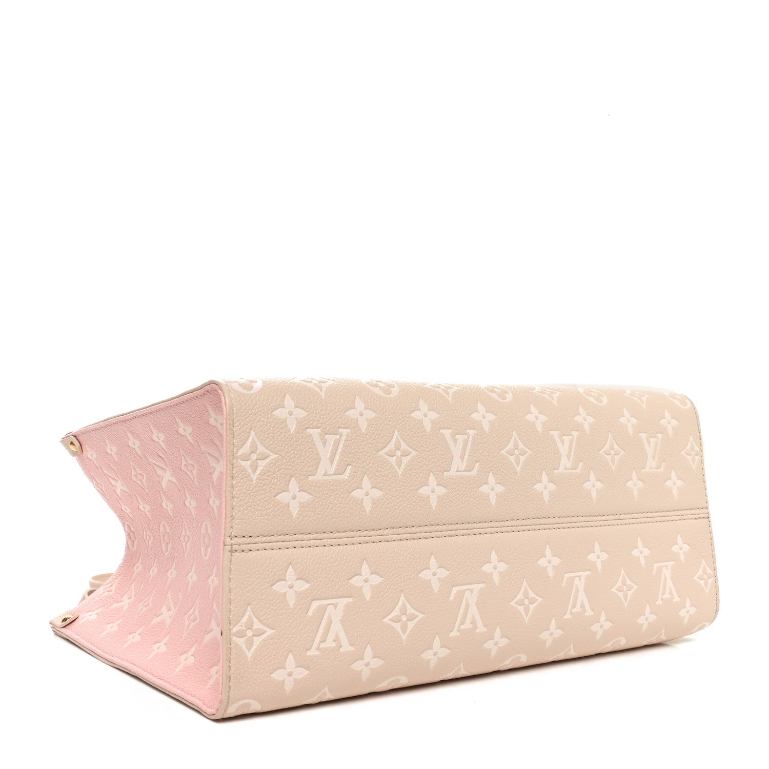 Empreinte Monogram Spring In The City Onthego MM Beige Pink Yellow