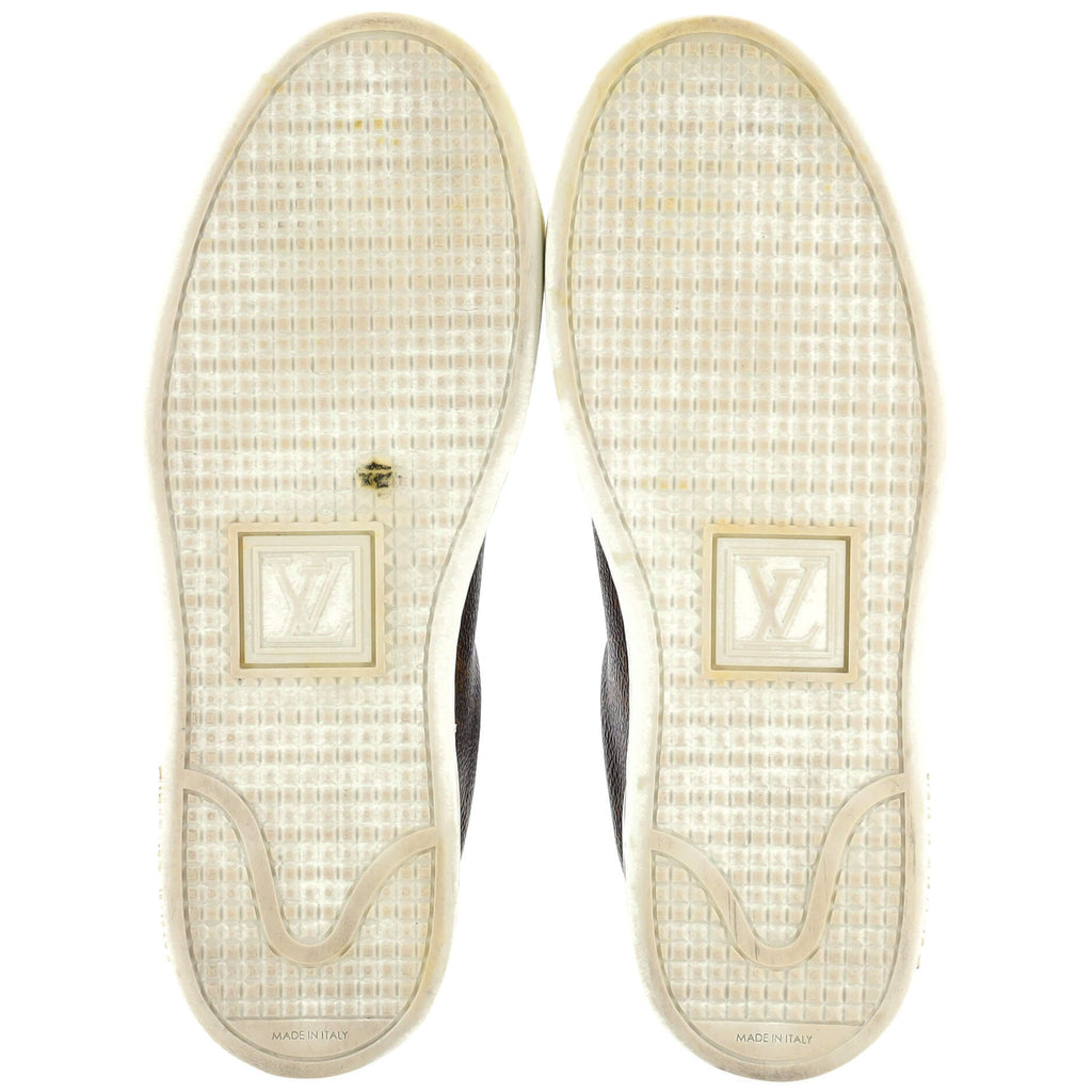 Women's FrontRow Sneakers Monogram Canvas with Patent