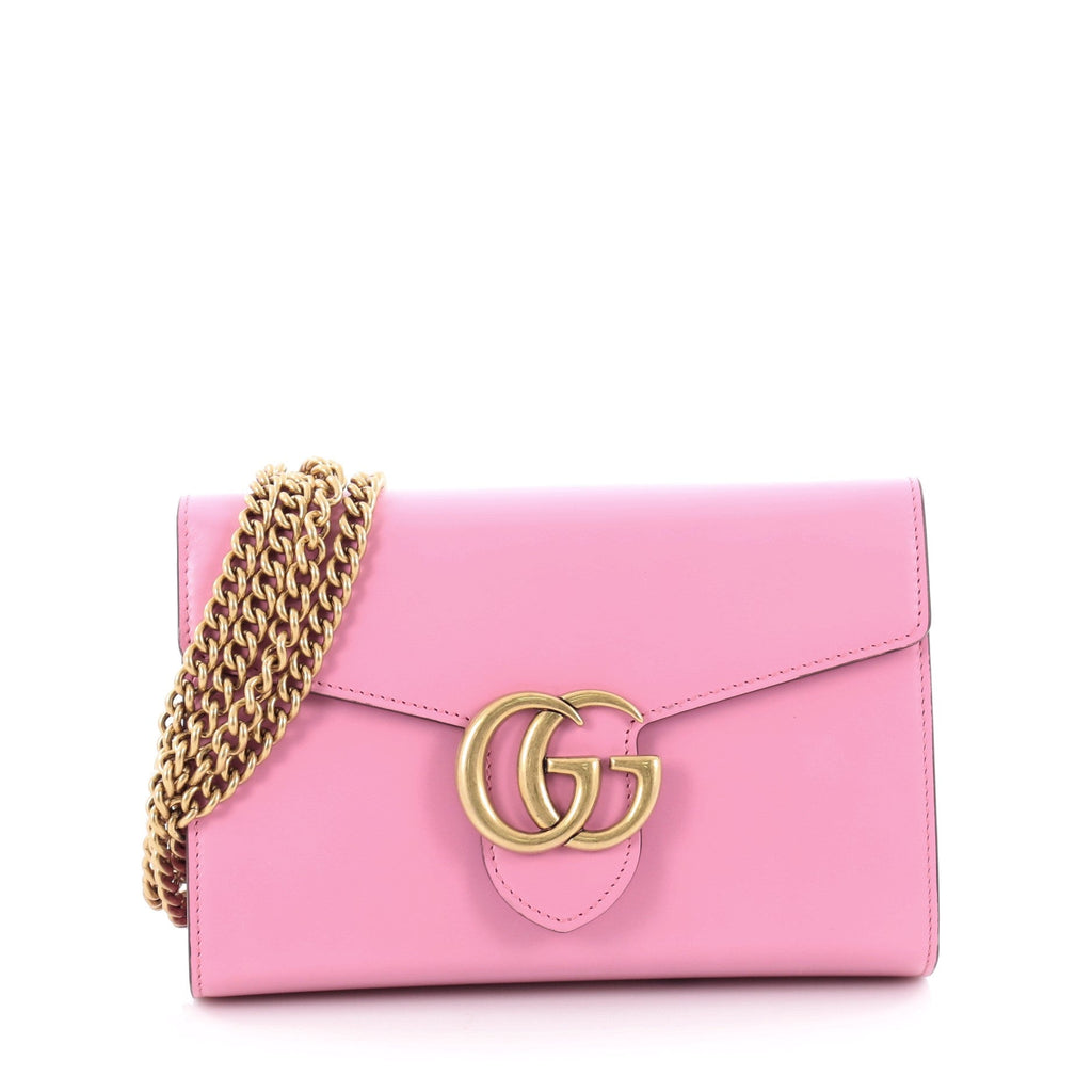 GG Marmont Chain Wallet Leather Mini