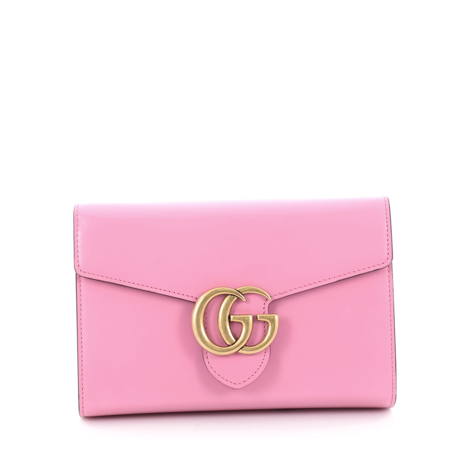GG Marmont Chain Wallet Leather Mini