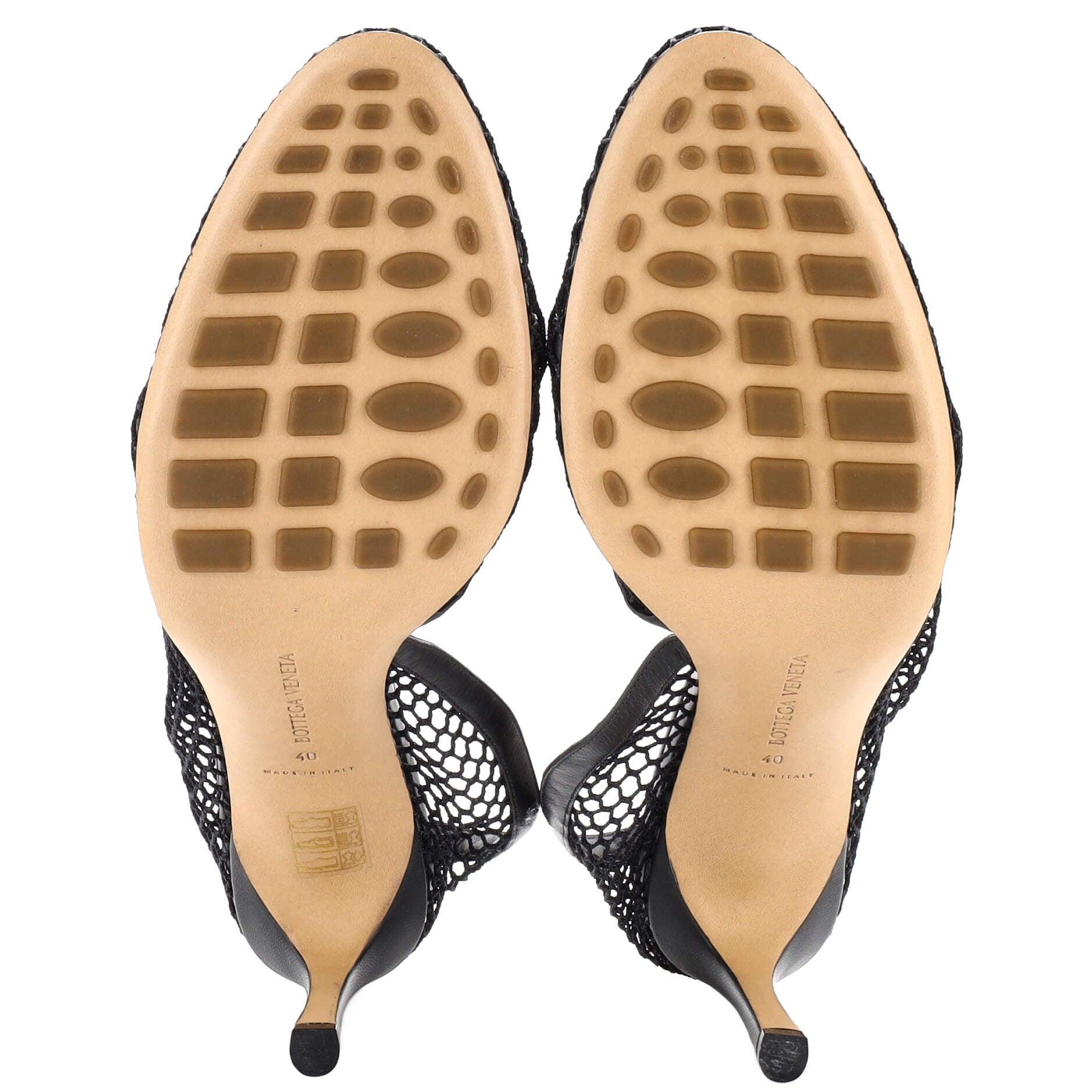 Women's Stretch Chunky Chain Pumps Mesh with Leather