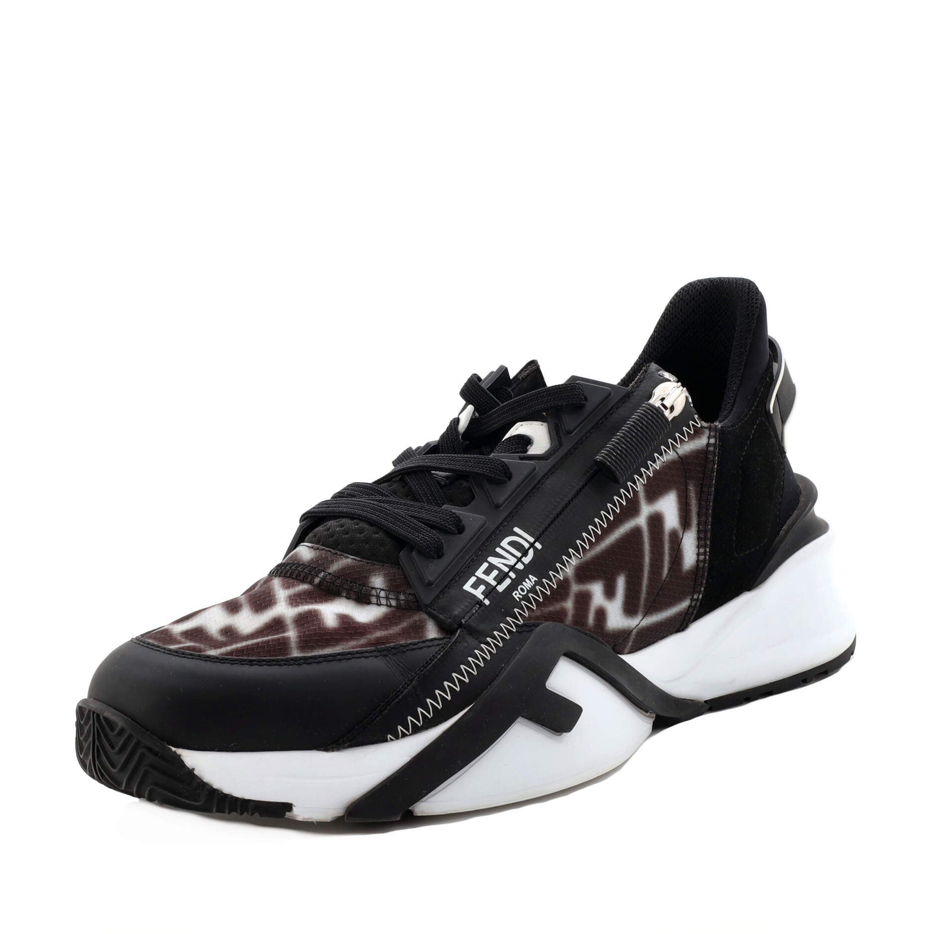 Flow Sneakers Vertigo Zucca Nylon and Suede
