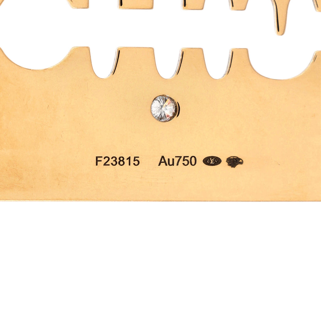 Blade Pendant Necklace 18K Yellow Gold with Diamond