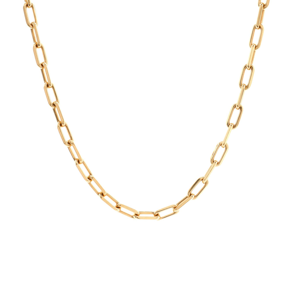 Santos de Cartier Chain Necklace 18K Yellow Gold