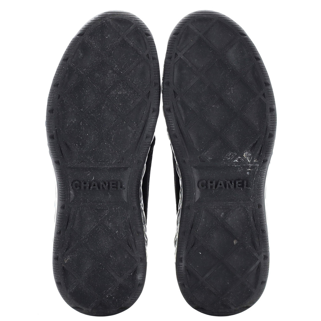Women's CC Cap Toe Logo Sneakers Suede and Mixed Fibers