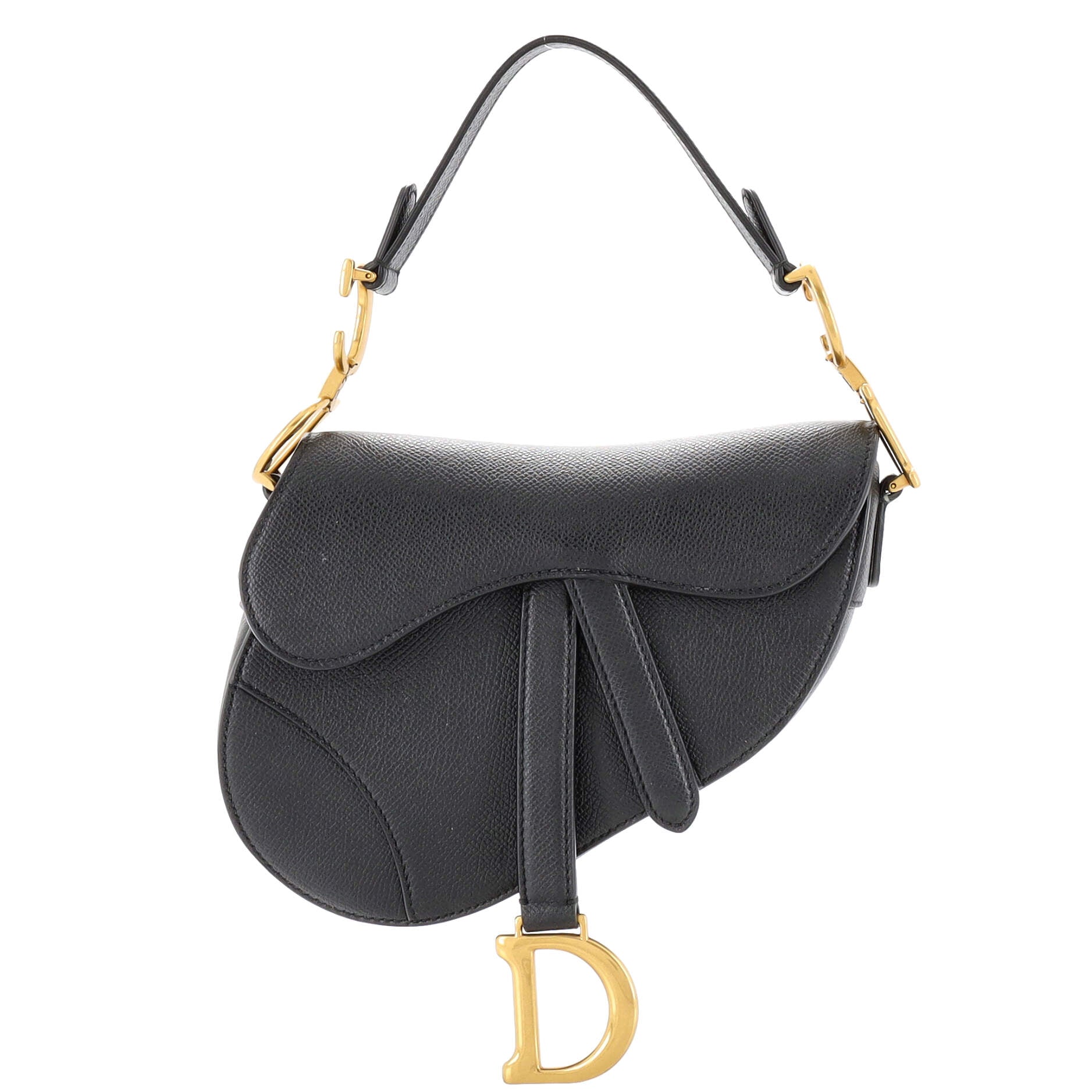 Saddle Handbag Leather Mini