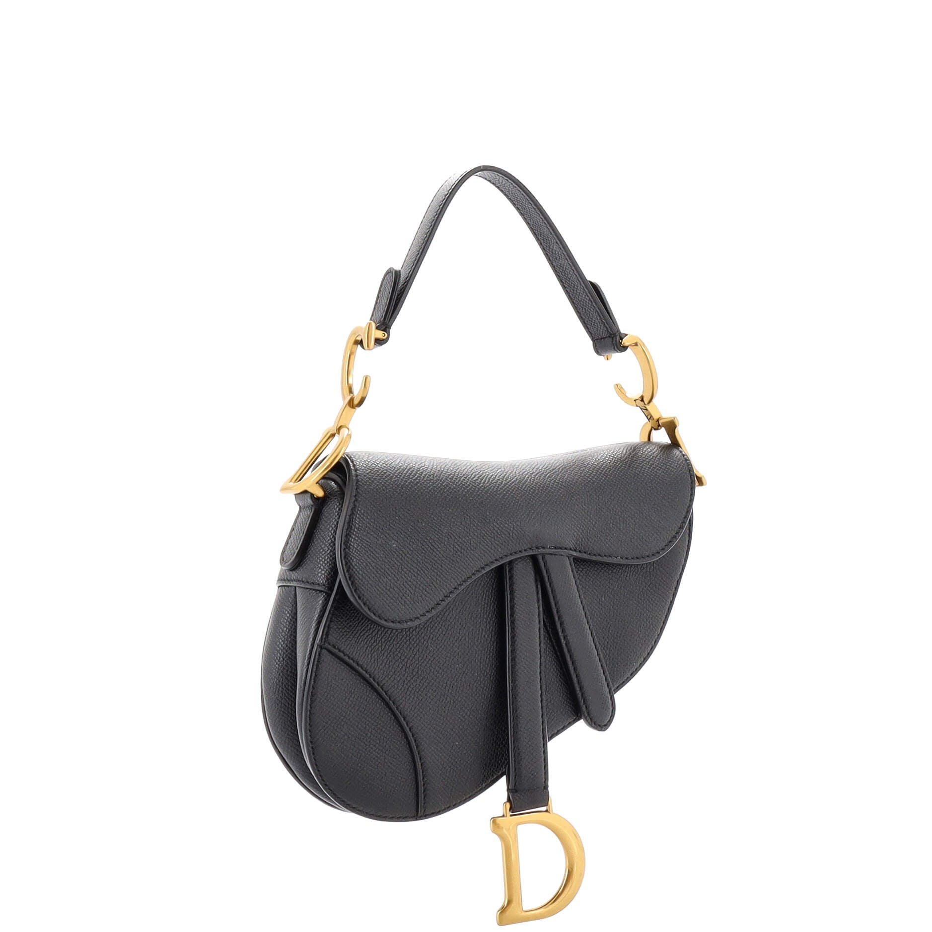 Saddle Handbag Leather Mini