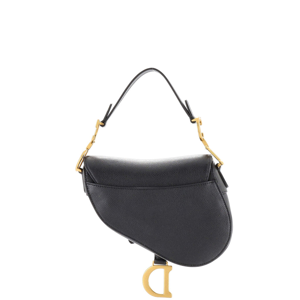 Saddle Handbag Leather Mini