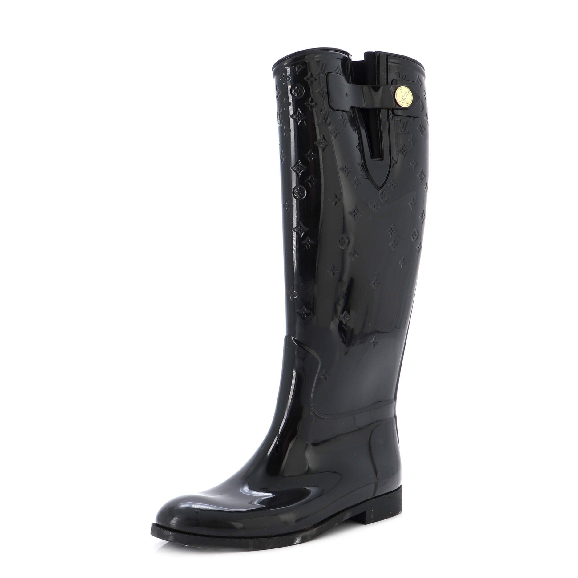 Women's Rain Boots Monogram Rubber