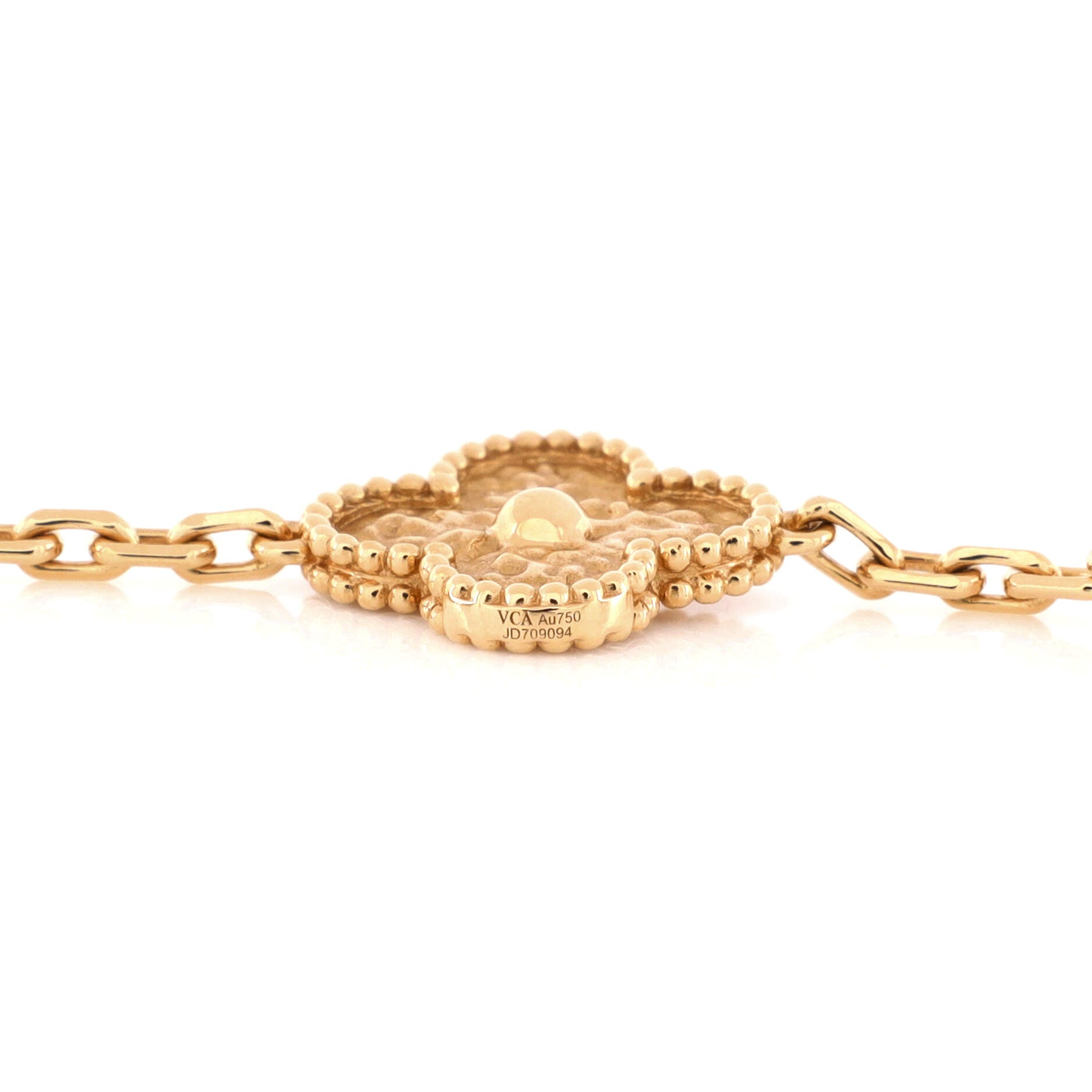 Vintage Alhambra 20 Motifs Necklace 18K Yellow Gold